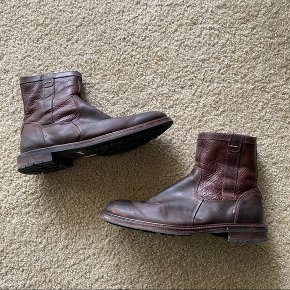 Men’s Genuine Leather/Shearling Chelsea Boots main image 6